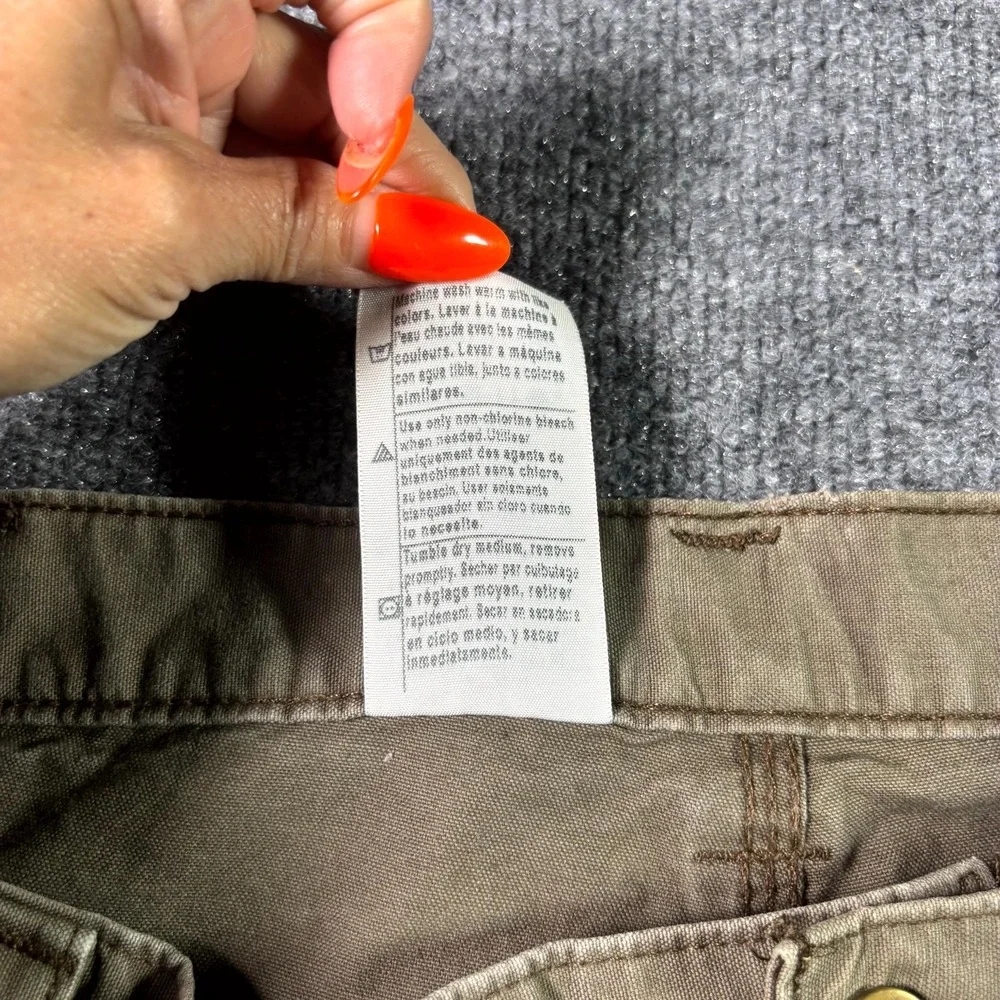 Carhartt Carpenter Shorts Men's 44 Brown Ripstop Workwear Utility Technician